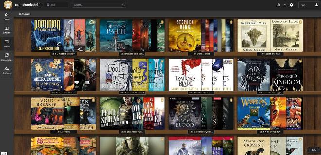 image of AudioBookShelf Web UI